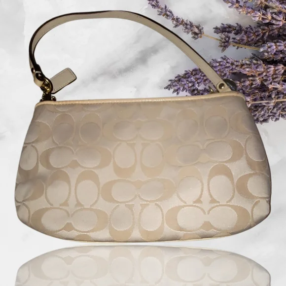 Coach beige Clutch/ wristlet - Picture 2 of 5